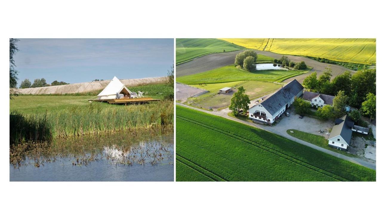Glamping Och Gardslagenhet Mellan Himmel Och Hav Apartment Skivarp Exterior photo